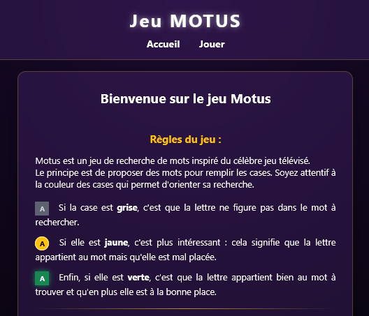 Aperçu Motus